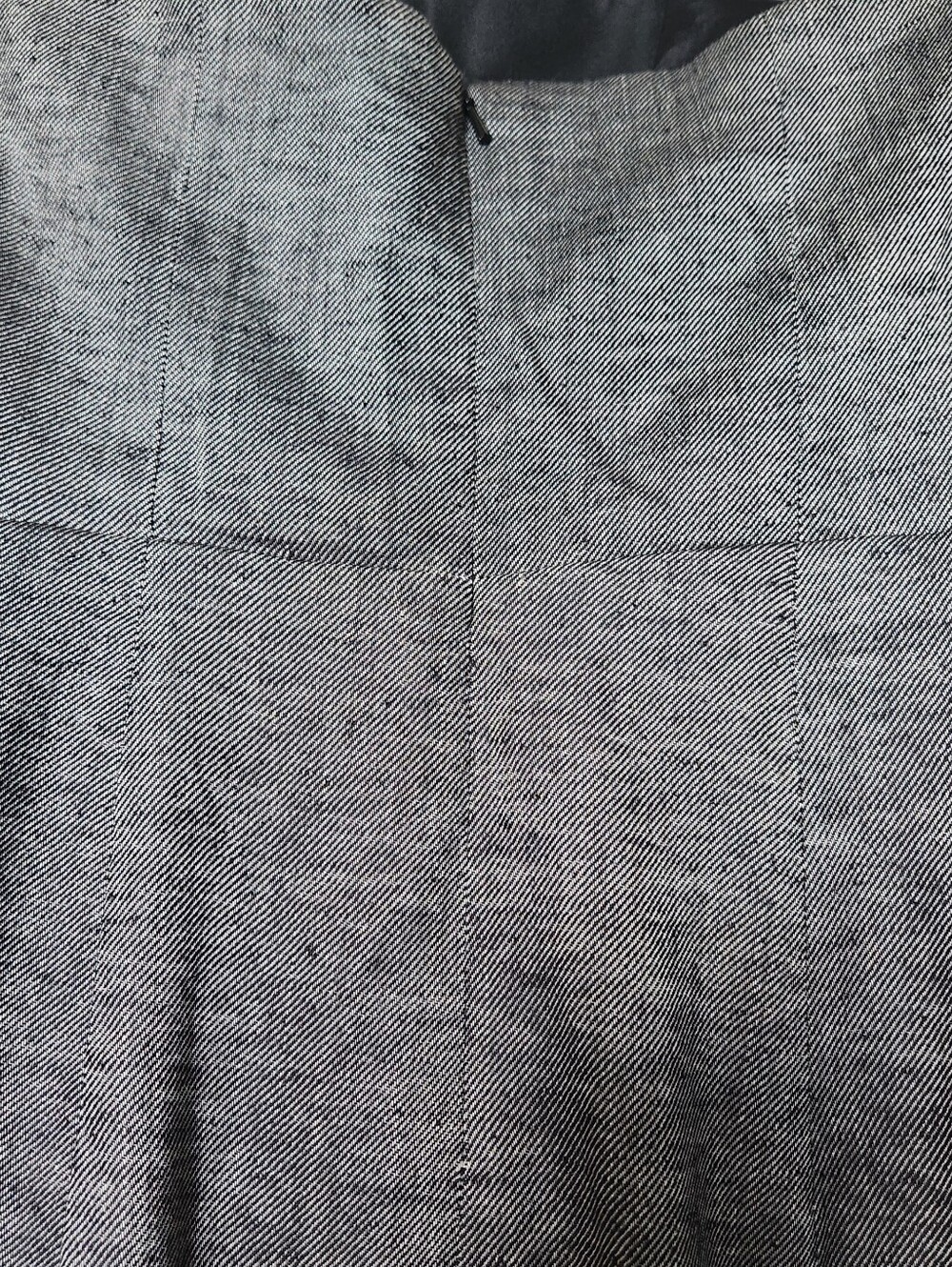 Vintage bebe Strapless Gray Tweed Herringbone Sheath Dress Size 4 - Picture 4 of 6